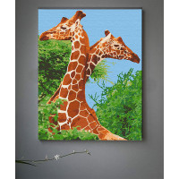 Картина за номерами "Пара жирафів" 40*50 см 11613-AC Картина за номерами "Пара жирафів" 40*50 см 11613-AC