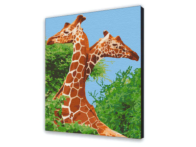 Картина за номерами "Пара жирафів" 40*50 см 11613-AC