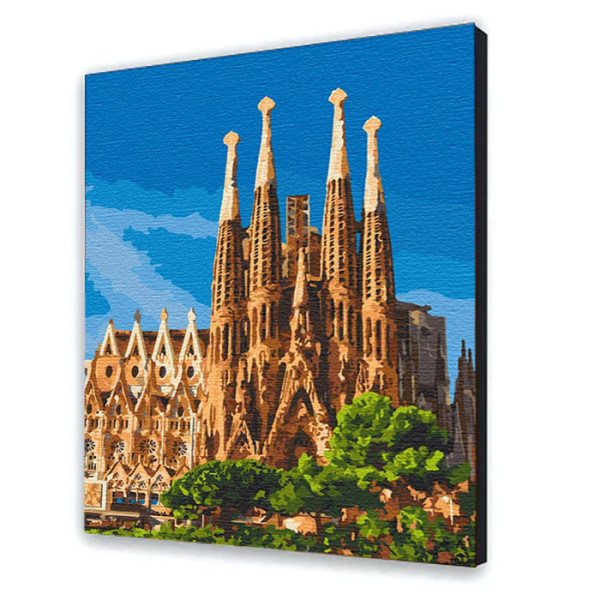 Картина за номерами "Саграда Прізвище. Барселона" 40*50 см 11230-AC