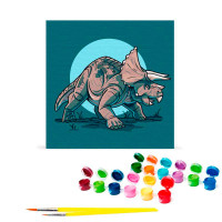 Картина за номерами "Трицератопс" 30*30 см 15022-AC