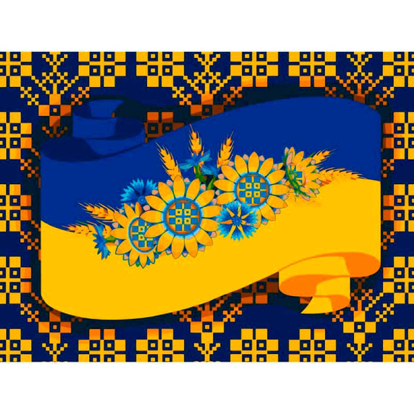 Картина за номерами "Віра" 40*50 см @ 13047-AC Картина за номерами "Віра" 40*50 см @ 13047-AC