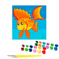 Картина за номерами "Рибка" 30*30 см @ 15033-AC