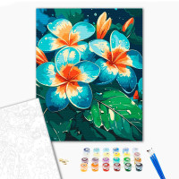 Картина за номерами ArtCraft "Плюмерії" 40*50 см 13147-AC Картина за номерами ArtCraft "Плюмерії" 40*50 см 13147-AC
