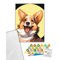 Картина за номерами Artcraft "Корги Коржик" 30*40 см 11708-AC