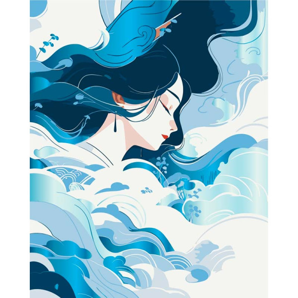 Картина за номерами Artcraft "Стихія повітря" з металізованими фарбами 40*5 10189-AC