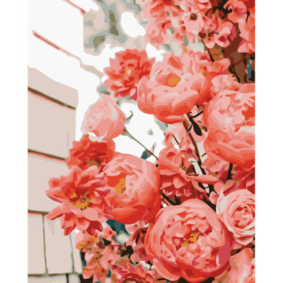 Картина за номерами квіти Чудові троянди Strateg 30х40 см SS-6596