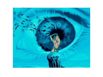 Картина за номерами Пронизливе віконце Strateg 40х50 см DY039