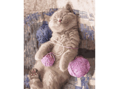 Картина за номерами "Клубок щастя" 40х50 см КНО4174