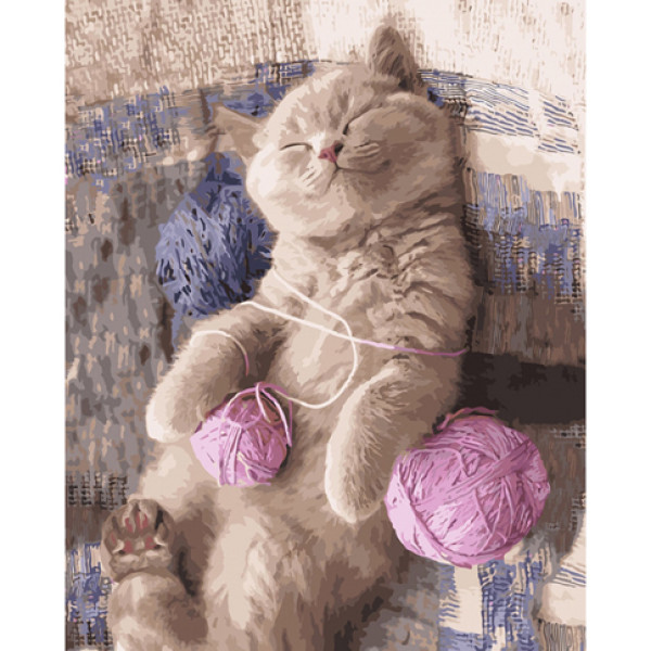 Картина за номерами "Клубок щастя" 40х50 см КНО4174