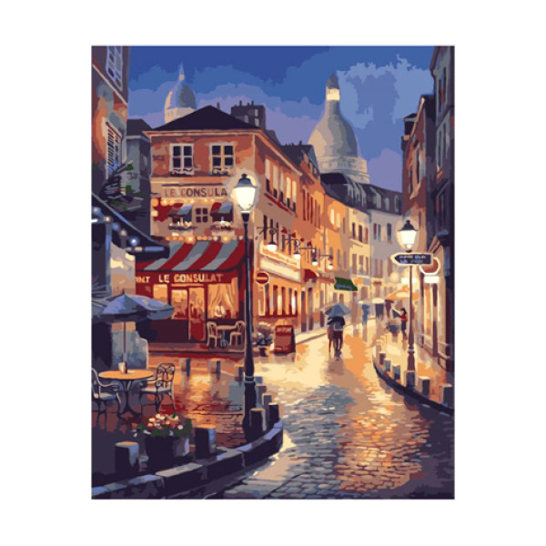 Картина за номерами Прогулянка в Парижі 40*50 КНО2116