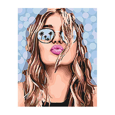 Картина за номерами "Поцілунок літа" 40х50 см. КНО4564 Картина за номерами "Поцілунок літа" 40х50 см. КНО4564