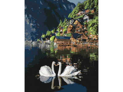 Картина за номерами по номерах. "Романтична Австрія" 40*50см КНО4134