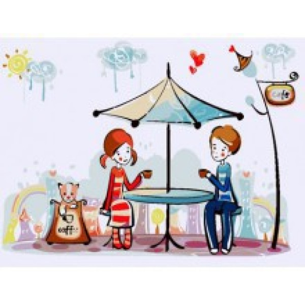 Люди Перше побачення 30*40 КНО2626