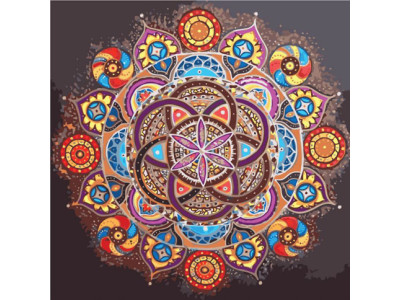 Картина за номерами Пейзаж "Мандала життя" КНО2817