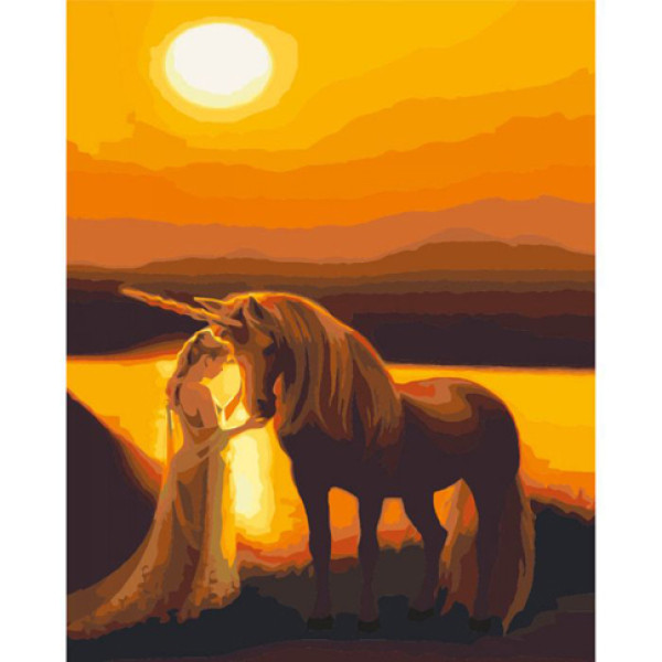 Картина за номерами Спорідненість душ 40х50 см КНО4020