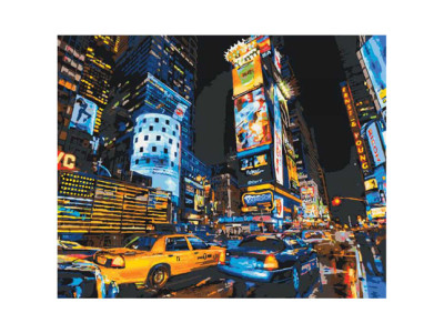 Картина за номерами Вулицями Нью Йорка 2 40*50 КН2185