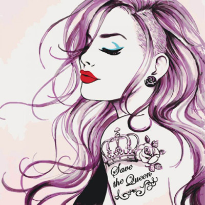 Картина за номерами Save the Queen 40*40 КНО2686 Картина за номерами Save the Queen 40*40 КНО2686