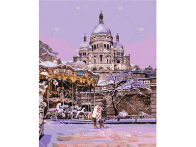 Картина за номерами Перший поцілунок 40*50 КНО4533