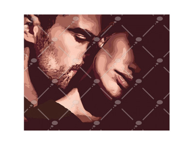 Картина за номерами Дотик любові 40*50 КНО4556