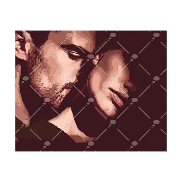 Картина за номерами Дотик любові 40*50 КНО4556