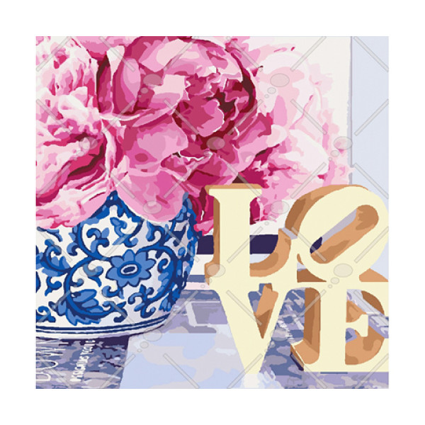 Картина за номерами Love 40*40 КНО3030