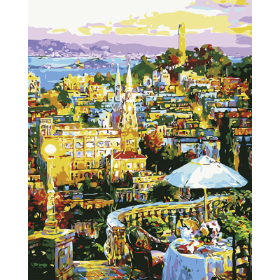 Картина за номерами "Вид на місто" км Лавка Чудес 40 x 50 см у коробці LC30110
