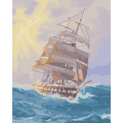 Картина за номерами "На хвилі" LC30104