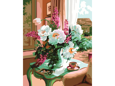 Картина за номерами квіти "Денний букет" LC40113