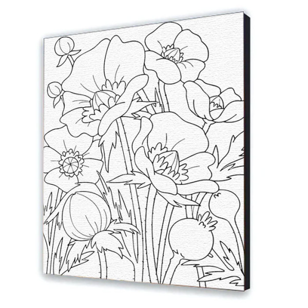 Картина за номерами "Маки" 25х30 см 15506-AC