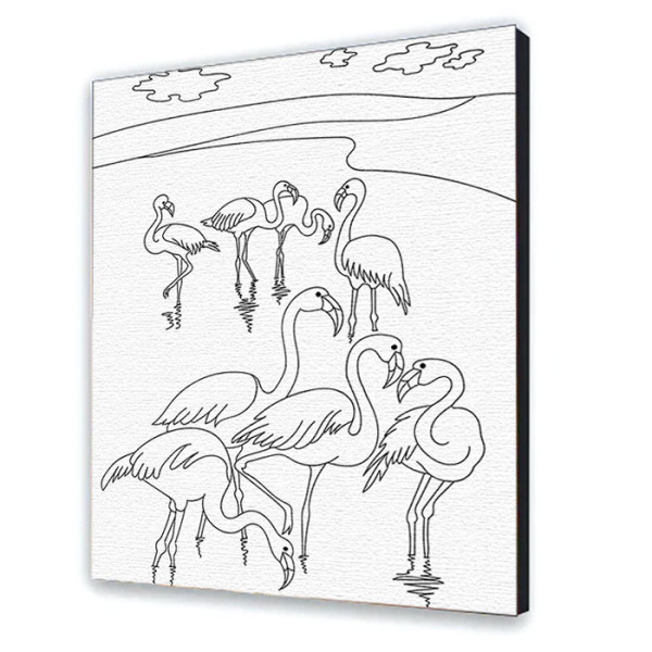 Картина за номерами "Фламінго" 25х30 см 15511-AC