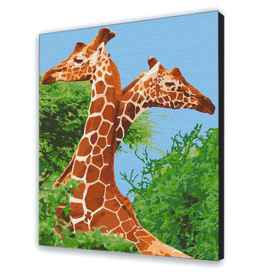 Картина за номерами "Пара жирафів" 40*50 см 11613-AC