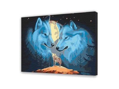 Картинна за номерами ArtCraft "Вовча природа" 40*50 см 11649-AC Картинна за номерами ArtCraft "Вовча природа" 40*50 см 11649-AC