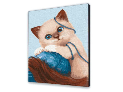 Картина за номерами "Грайливе кошеня" 30*40 см 11673-AC