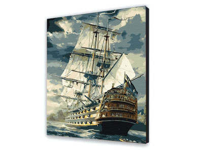 Картина за номерами "Плавуча міць" 40*50 см 12160-AC