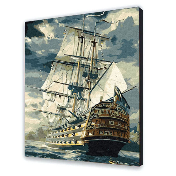 Картина за номерами "Плавуча міць" 40*50 см 12160-AC