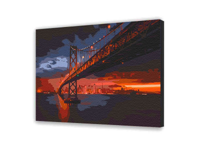 Картина за номерами "Golden Gate Bridge" 40*50 см 11003-AC