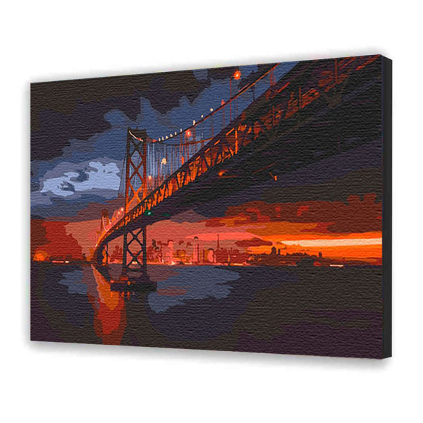 Картина за номерами "Golden Gate Bridge" 40*50 см 11003-AC
