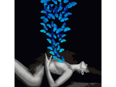 Набір для розпису "Оголені почуття" 40*40 см 10079-AC