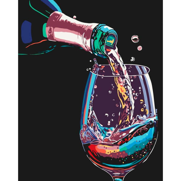 Картина за номерами "Ігристе" ArtCraft 40*50 см 12036-AC