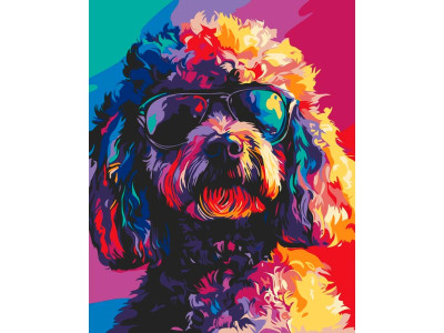Картина за номерами "Крутий песик" Artcraft 40*50 см 11583-AC