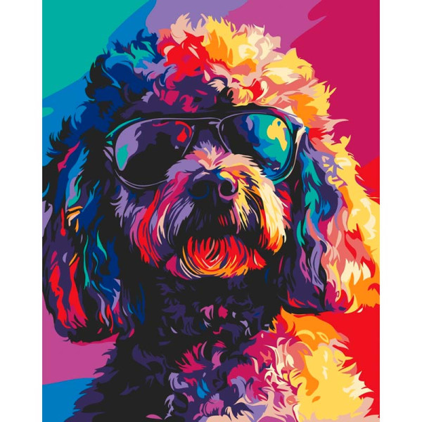 Картина за номерами "Крутий песик" Artcraft 40*50 см 11583-AC