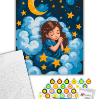 Картина за номерами ArtCraft "Спляче янголятко" 40*50 см 15589-AC