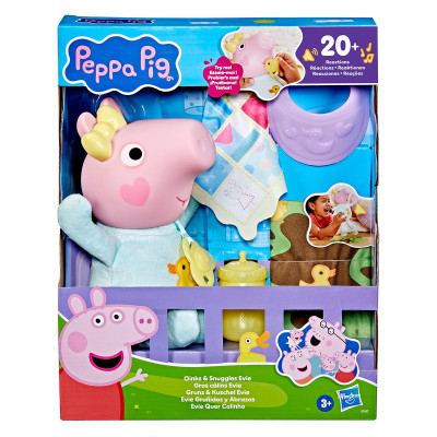Інтерактивна іграшка Peppa – Крихітка Еві: хрюшки-обіймашки Інтерактивна іграшка Peppa – Крихітка Еві: хрюшки-обіймашки