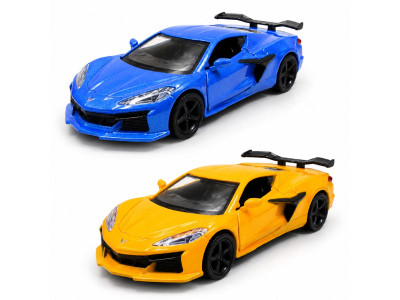 Автомодель – Chevrolet Corvette Z06 2023 (синій, помаранчевий) Автомодель – Chevrolet Corvette Z06 2023 (синій, помаранчевий)