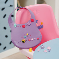 Нагрудник для ляльки Baby Born серії Pinplay – Стильне годування Нагрудник для ляльки Baby Born серії Pinplay – Стильне годування