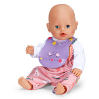 Нагрудник для ляльки Baby Born серії Pinplay – Стильне годування Нагрудник для ляльки Baby Born серії Pinplay – Стильне годування