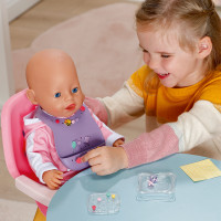 Нагрудник для ляльки Baby Born серії Pinplay – Стильне годування Нагрудник для ляльки Baby Born серії Pinplay – Стильне годування