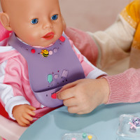 Нагрудник для ляльки Baby Born серії Pinplay – Стильне годування Нагрудник для ляльки Baby Born серії Pinplay – Стильне годування