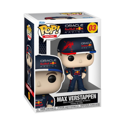 Ігрова фігурка Funko POP! серії Формула-1 - Макс Ферстаппен Ігрова фігурка Funko POP! серії Формула-1 - Макс Ферстаппен