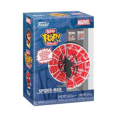 Дисплей для колекціонування Bitty POP! серії Marvel - Людина-павук (2 фігурки, дисплей)